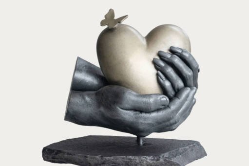 De allereerste harturn die ik ooit maakte - een symbool van liefde en herinnering.